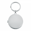 Personlig, Rund Luksusnøglering med Fotomedaljon