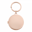 Personlig, Rund Luksusnøglering med Fotomedaljon